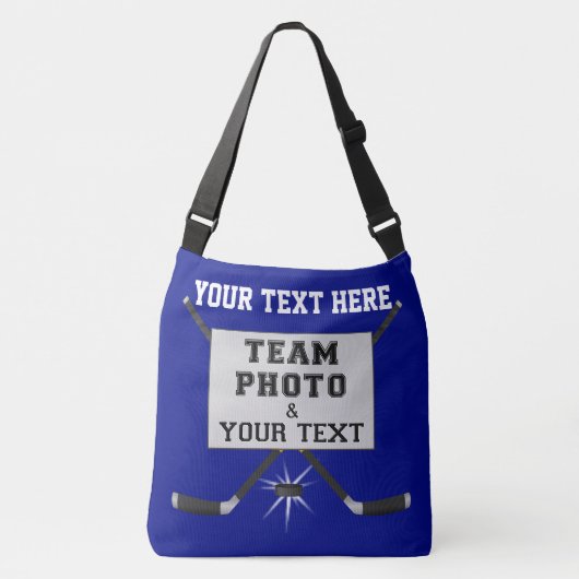 FOTO Persoonlijke Hockey Giften voor touringcars o Crossbody Tas (Voorkant)