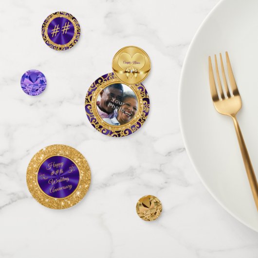 Foto Persoonlijke Jubileum Confetti, elk jaar Confetti (Groep)