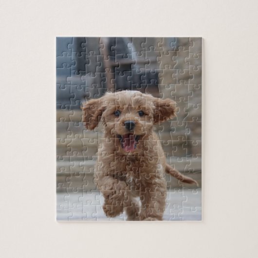 Foto Pet | Afbeelding Upload Cute Schattige Dog Legpuzzel (Verticaal)