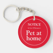 Foto Pet At Home Sleutelhanger (Voorkant)