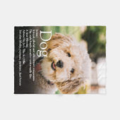 Foto Pet Definition Modern Cute Fun Fleece Deken (Voorkant (Horizontaal))