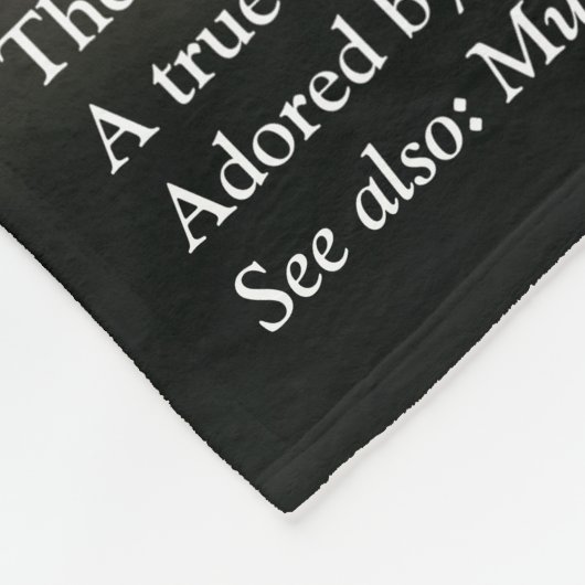 Foto Pet Definition Modern Cute Fun Fleece Deken (Hoek)