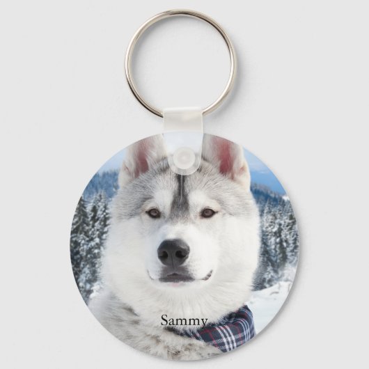 Foto Pet Naam Sleutelhanger (Voorkant)