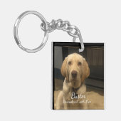 Foto PET ''Remembered '' GEPERSONALISEERD Sleutelhanger (Voorkant Links)