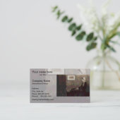 Foto Phantom Achtergrond sjabloon Visitekaartje (Staand voorkant)