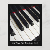 Foto piano-toetsen flyer (Voorkant)