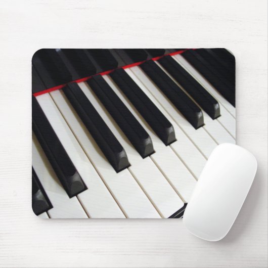 Foto piano-toetsen muismat (Met muis)