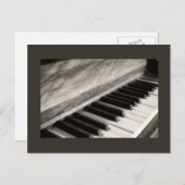 Foto  pianoketoestel briefkaart (Voorkant / Achterkant)