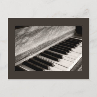 Foto  pianoketoestel briefkaart