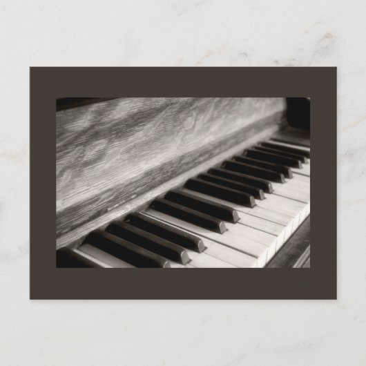 Foto  pianoketoestel briefkaart (Voorkant)