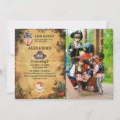 Foto Pirate Thema Verjaardagsfeest Kaart (Voorkant)