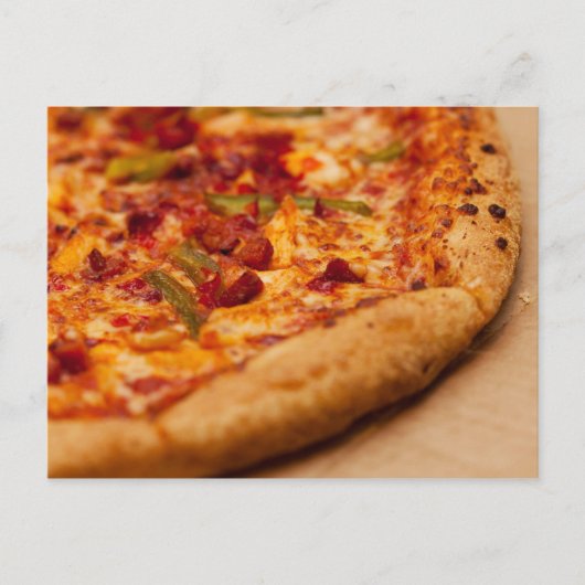 Foto Pizza Briefkaart (Voorkant)