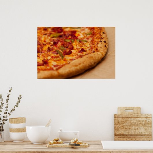 Foto Pizza Poster (Keuken)