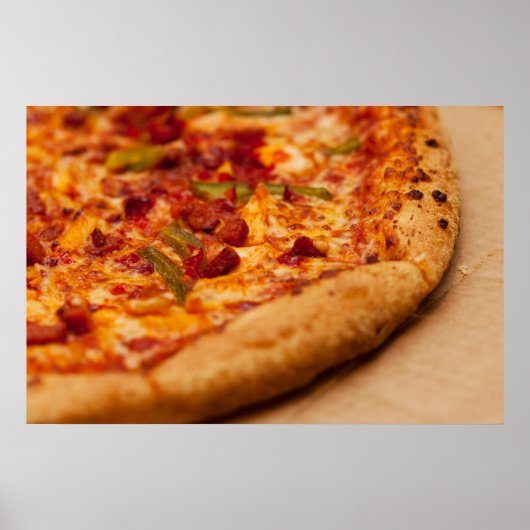 Foto Pizza Poster (Voorkant)