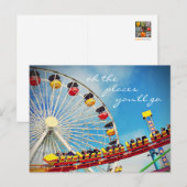 Foto "Places" van het ferris-onderzetter Briefkaart (Voorkant / Achterkant)