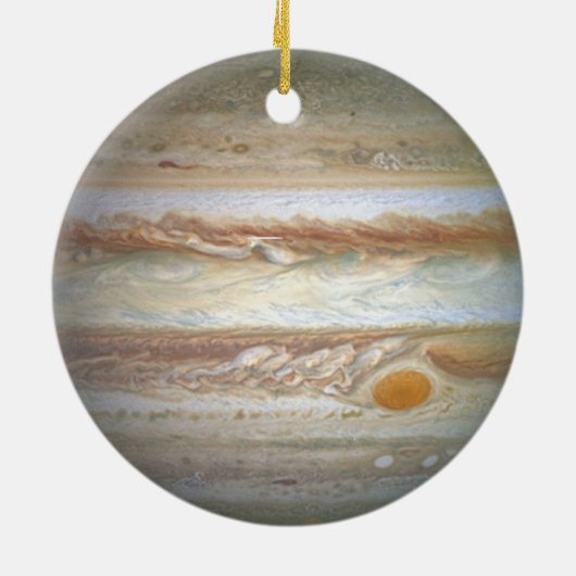 Foto Planet Jupiter Keramisch Ornament (Achterkant)