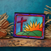 Foto Plaque bij Pasen Fotoplaat (Zijkant)