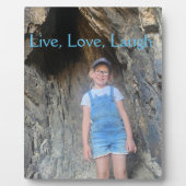 Foto Plaque, Live, Love, Laugh Fotoplaat (Voorkant)
