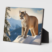 Foto Plaque-Mountain Lion Fotoplaat (Zijkant)