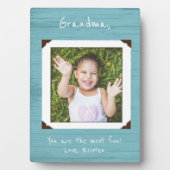 Foto Plaque omhuld voor opa / opa Fotoplaat (voorkant)