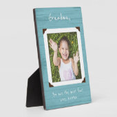 Foto Plaque omhuld voor opa / opa Fotoplaat (Zijkant)