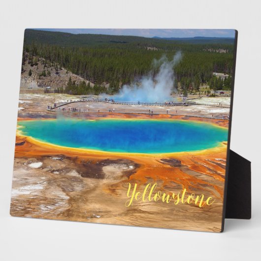 Foto Plaque-Yellowstone Hot Spring Fotoplaat (Zijkant)