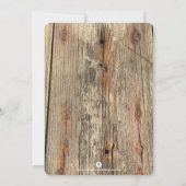 FOTO PLAYBILL BIRTHDAY INVITATION VAN WOOD GRAIN KAART (Achterkant)