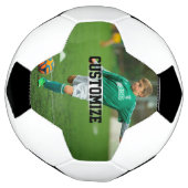 Foto & Player Name Custom Sports Pic Voetbal (Gedraaid)