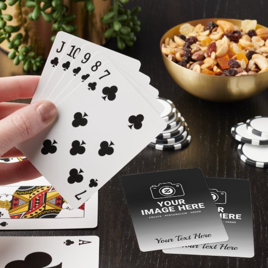 Foto Plus Aangepast Bericht Pokerkaarten (Insitu)