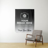 Foto Plus Aangepaste Bericht Wandkleed (In situ)