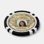Foto pocket memorial in liefdevolle herinnering poker chips (Enkel)