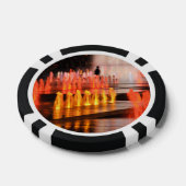 Foto-pokergspel, man poker chips (Enkel)