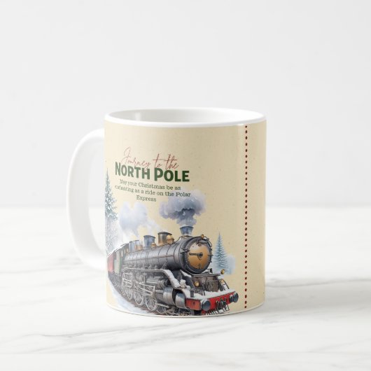 Foto Polar Express Kerstkaart Koffiemok (Voorkant links)