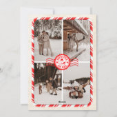 Foto Polar Express Kerstmis Feestdagenkaart (Achterkant)