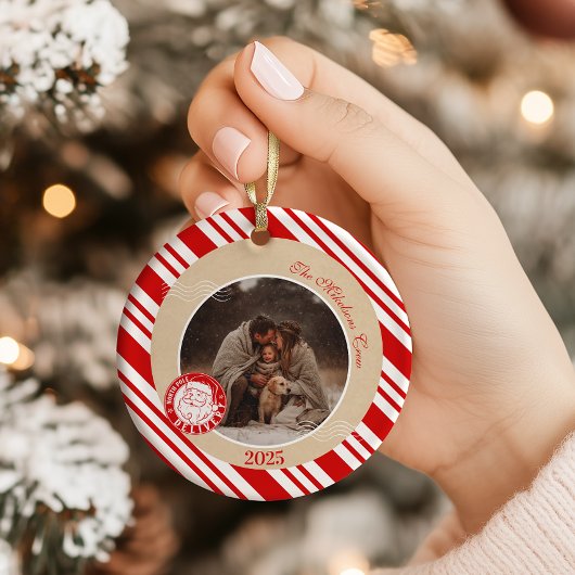 Foto Polar Express Kerstmis  Keramisch Ornament