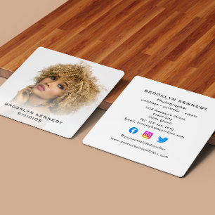 Foto Portret Social Media Freelance Fotograaf Vierkante Visitekaartje