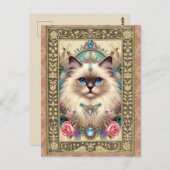 foto Post Kaart Ragdoll Cat (Voorkant / Achterkant)