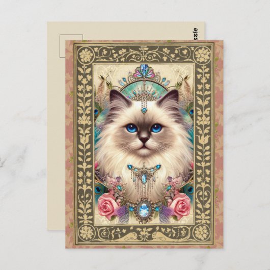 foto Post Kaart Ragdoll Cat (Voorkant / Achterkant)