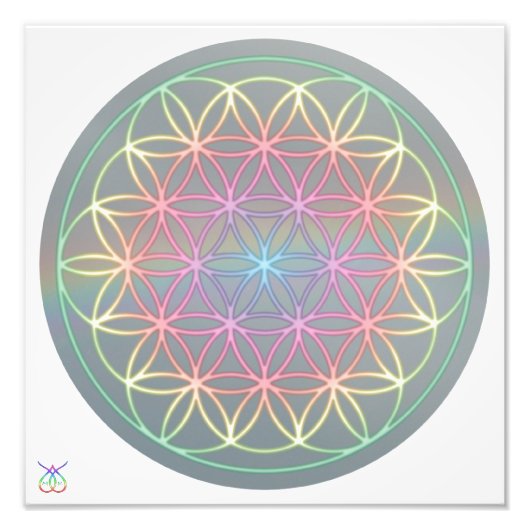 Foto Poster ~ Healing~Energy "Flower Of Life" (Voorkant)