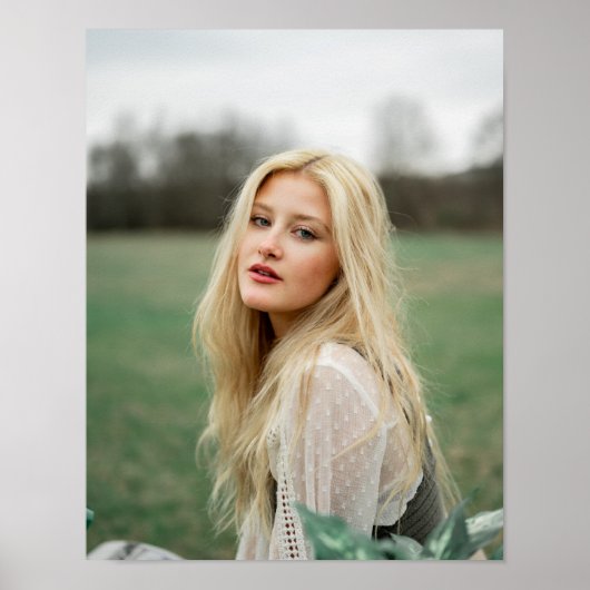 Foto Poster Portret Afstuderen Trouwen (Voorkant)