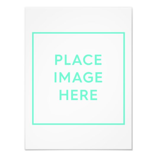 Foto Poster Uitbreiding Print 12 "x 16" (Voorkant)