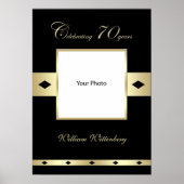 Foto Poster voor 70e verjaardag (Voorkant)
