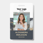 Foto Premium Goud Accent Branding Badge (Voorzijde)
