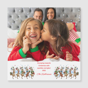 Foto Pret Marcherende Stampende Kerst Rendieren