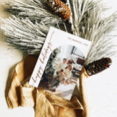 Foto Prettig Kerst Modern Kerstkaart Kaart