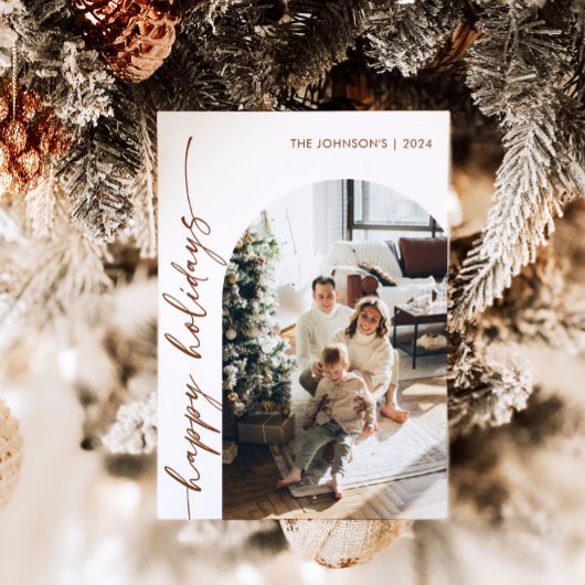 Foto Prettig Kerst Modern Kerstkaart Kaart