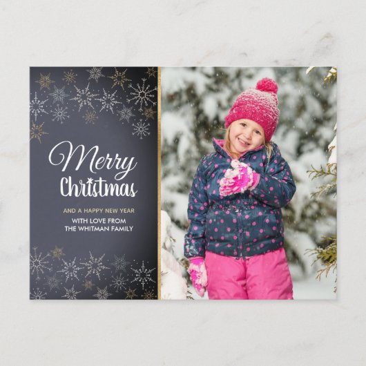 Foto Prettig kerstfeest Feestdagenkaart (Voorkant)