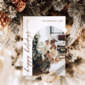 Foto Prettig Kerstfeest Moderne Kerstkaart Kaart