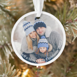 Foto Prettig Kerstfeest Ornament