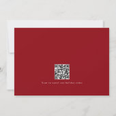 Foto Prettig Kerstmis QR-code Vakantievideoboodsch (Achterkant)